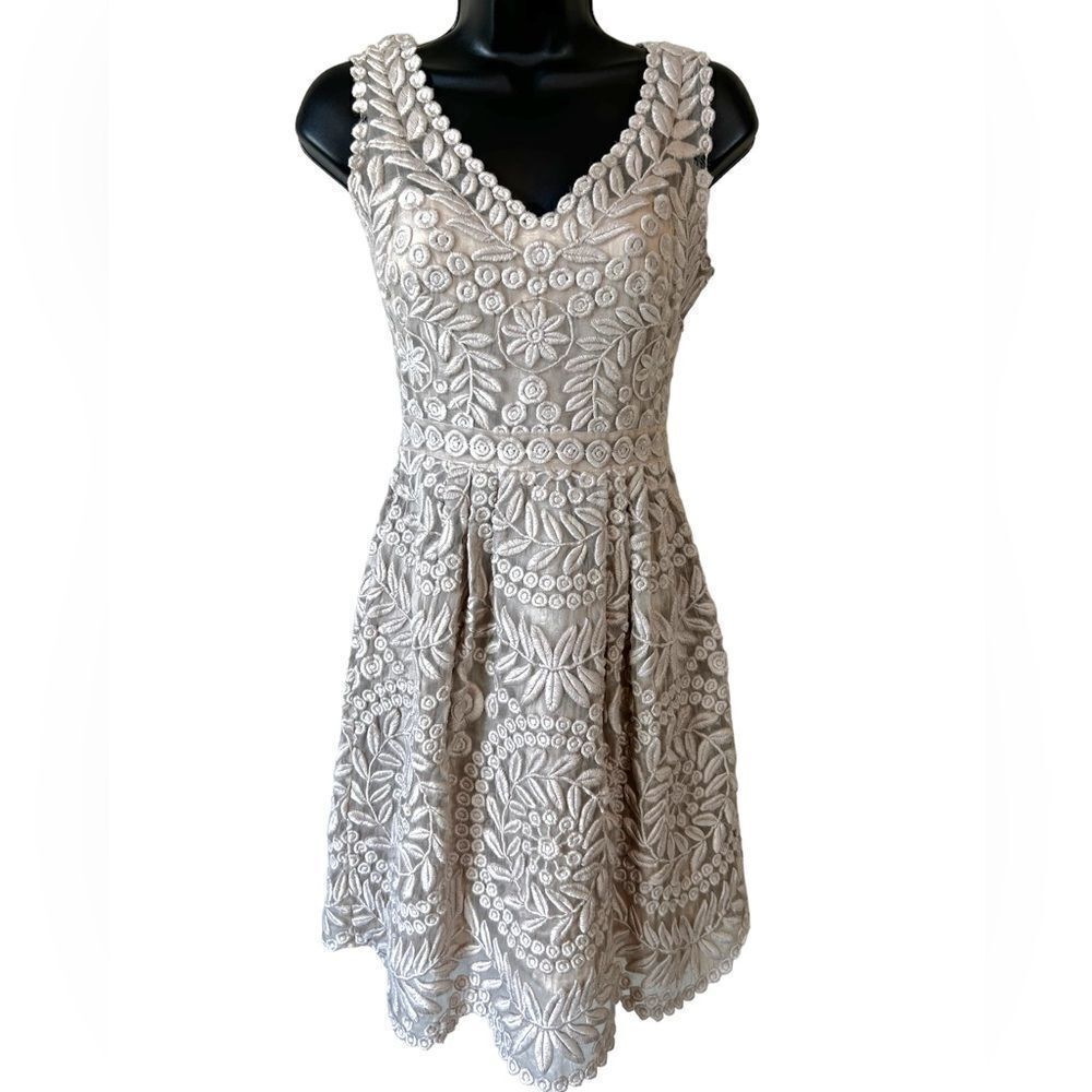 Anthropologie Yoana Baraschi Veiled Alder Silk Dress